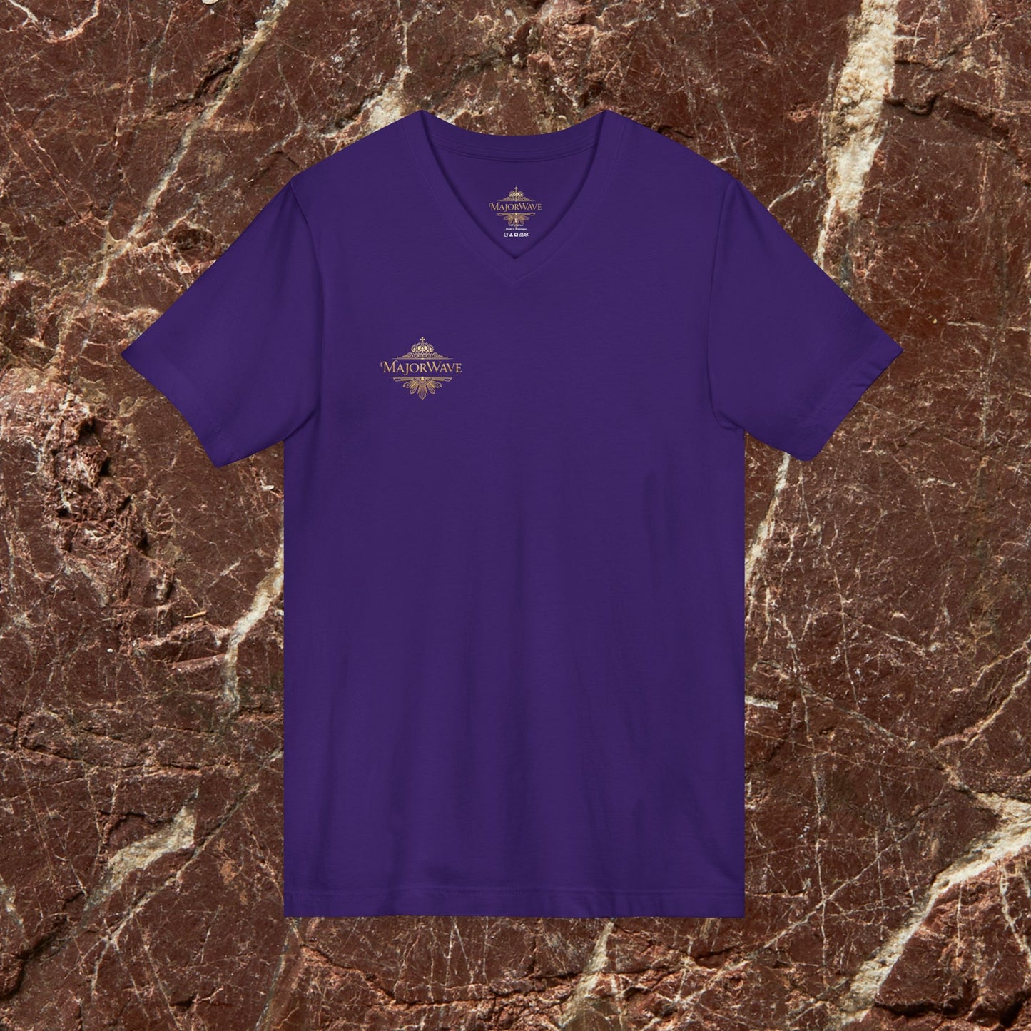 Vision x Major Hustle V-Neck Tee — Motivational Graphic Shirt