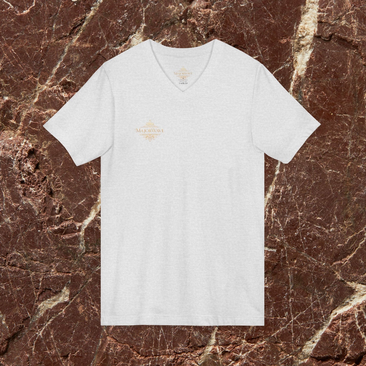 Vision x Major Hustle V-Neck Tee — Motivational Graphic Shirt